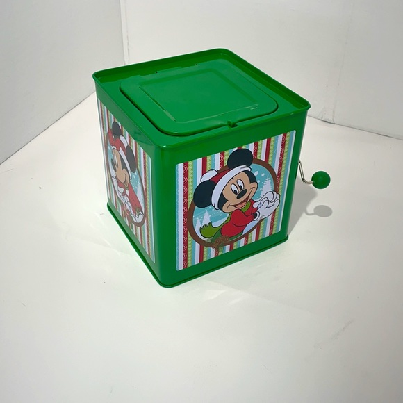 Disney "Mickey Mouse, Pluto & Goofy" Christmas Jack in the Box Toy 2015 - Picture 3 of 9
